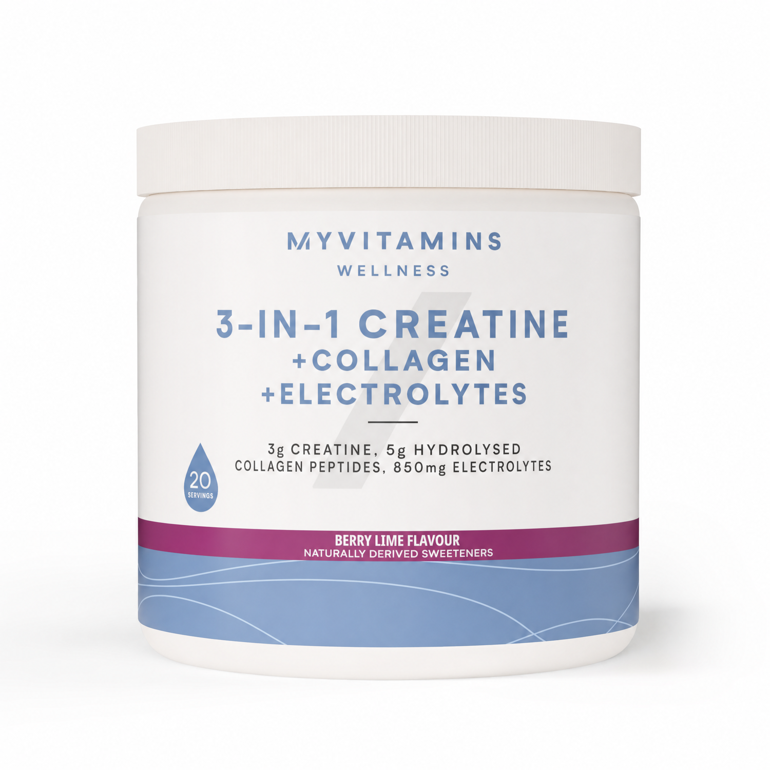 3-in-1 Creatine, Collagen and Electrolytes: Under 83p per serving