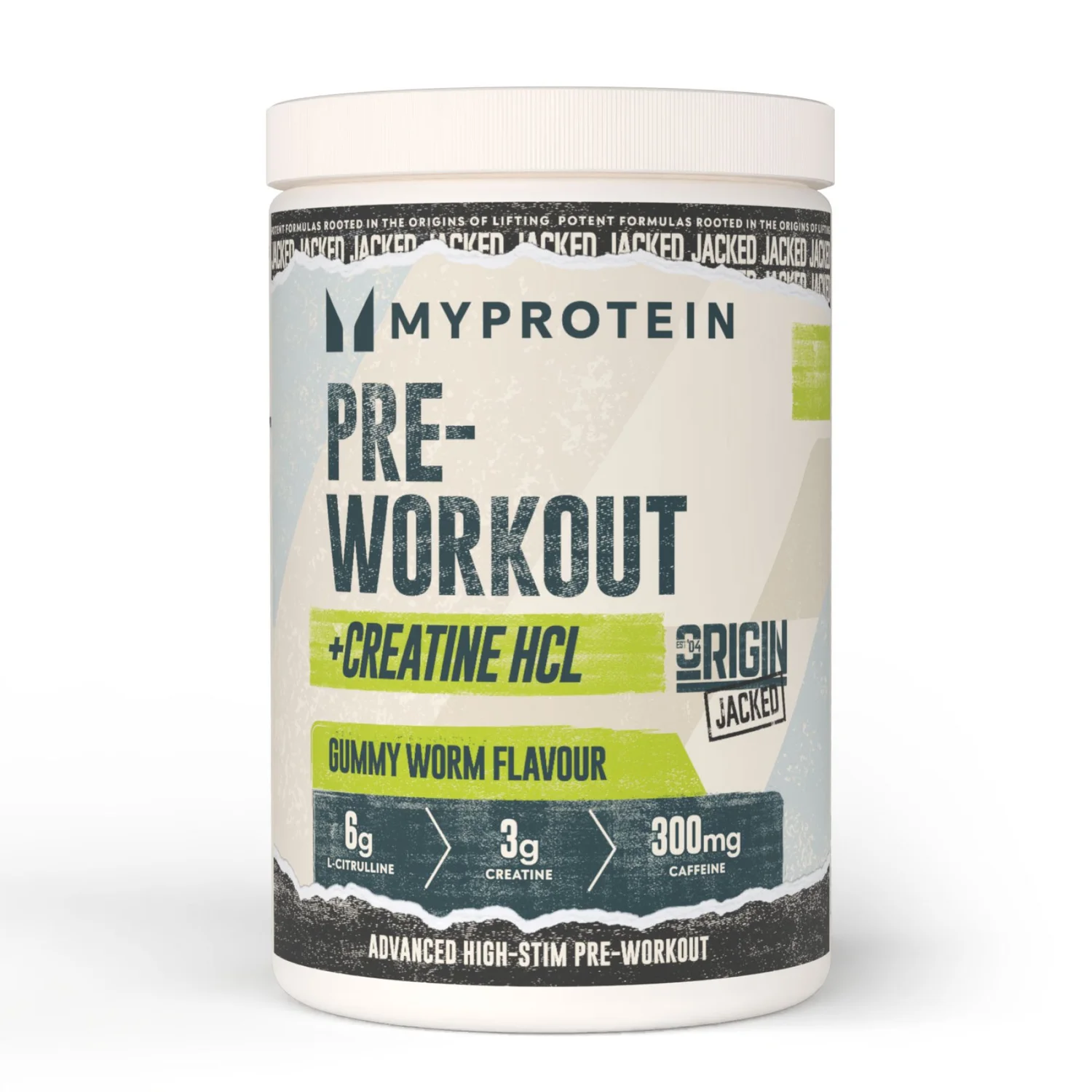 Origin Jacked Pre-Workout 750g