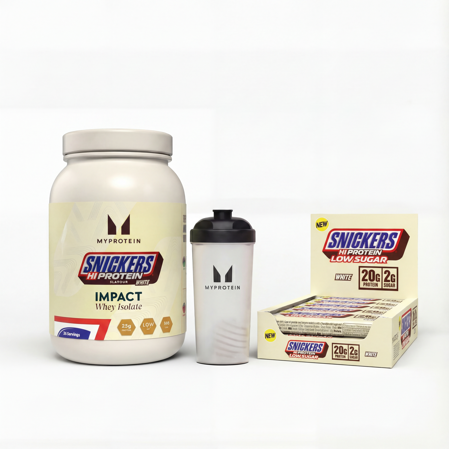 SNICKERS® White Isolate Bundle
