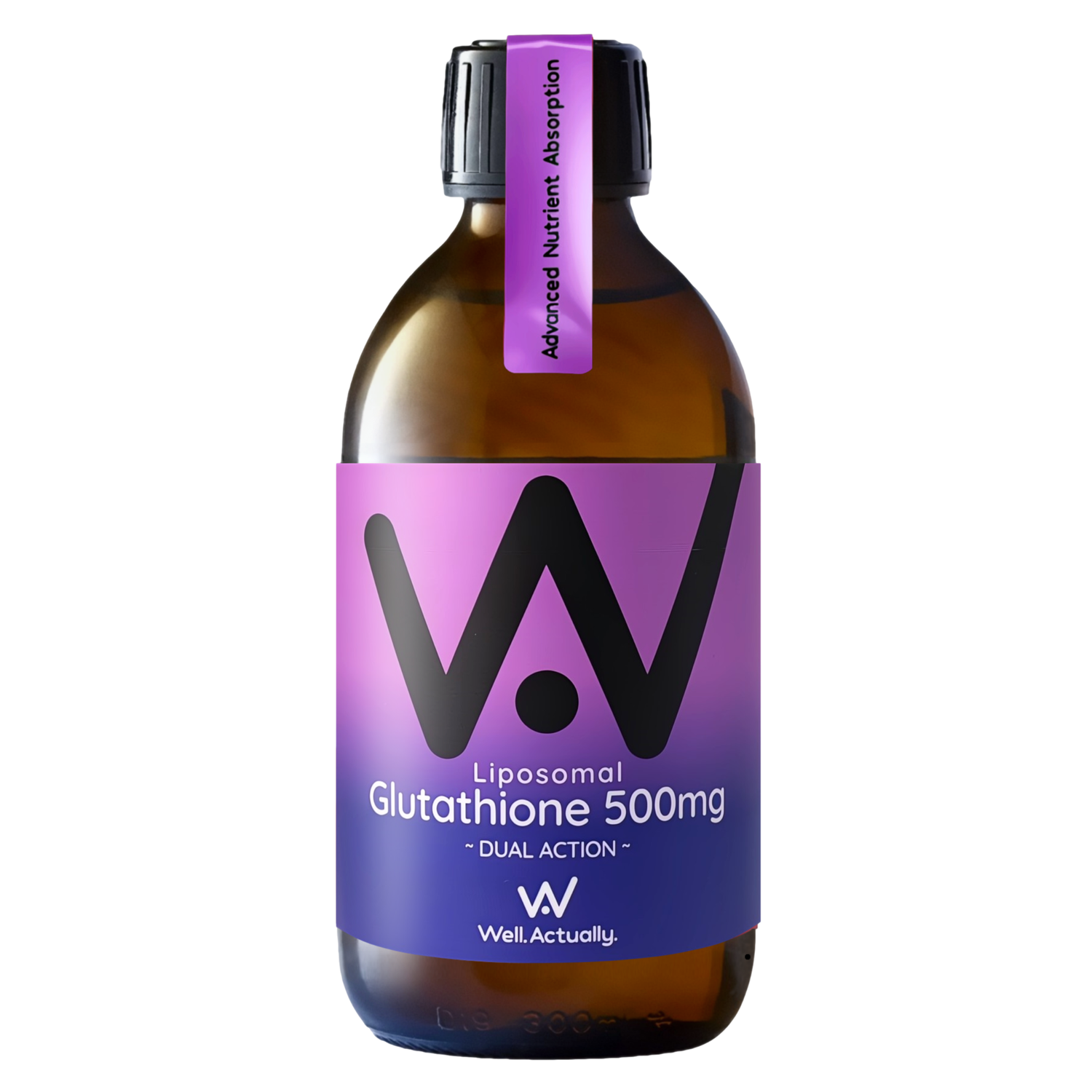 Well.Actually. Liposomal Glutathione Dual Action - 500mg - Blueberry (250ml) Well.Actually. Liposomal Glutathione Dual Action - 500mg - Blueberry (250ml)
