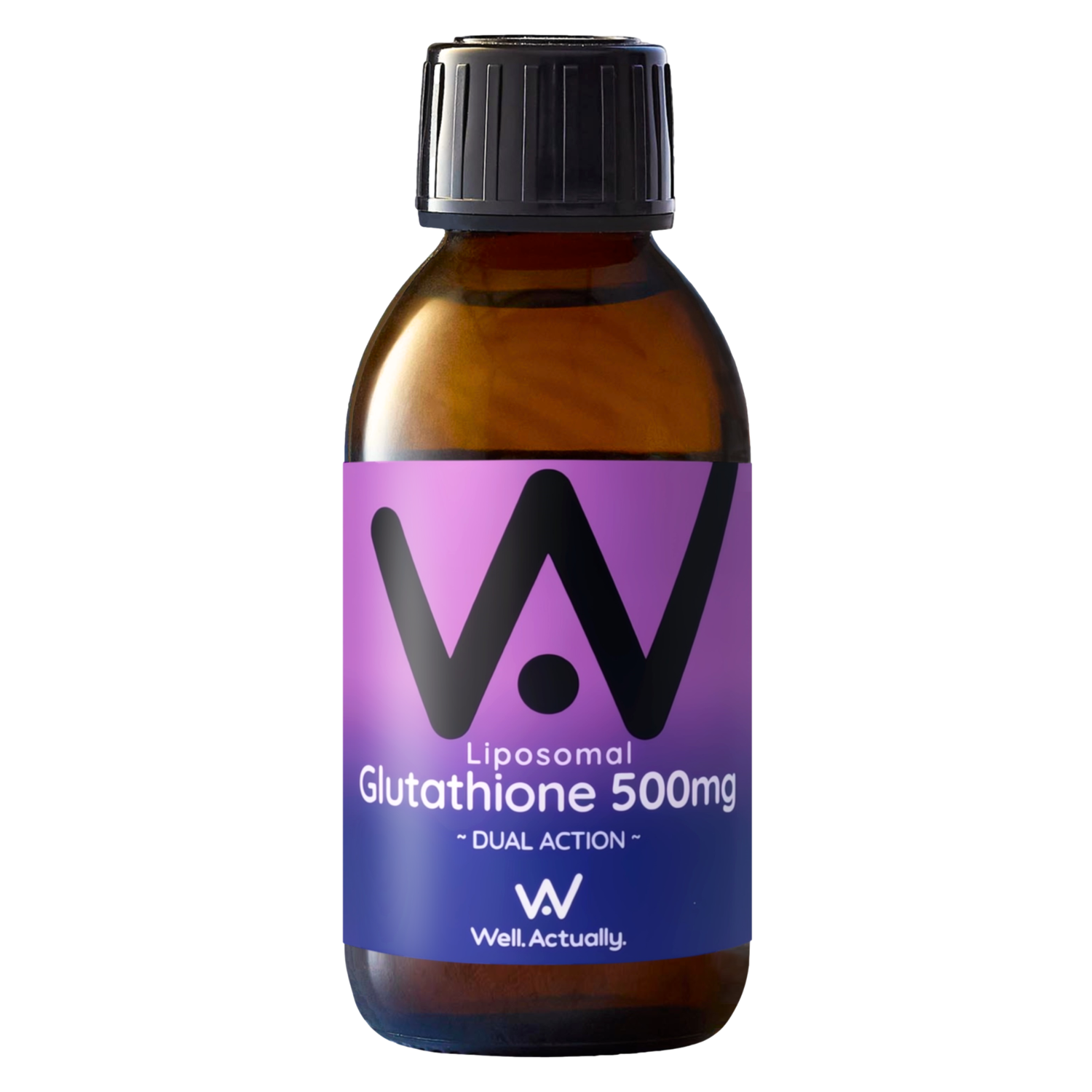 Well.Actually. Liposomal Glutathione Dual Action - 500mg - Blueberry (150ml) Well.Actually. Liposomal Glutathione Dual Action - 500mg - Blueberry (150ml)